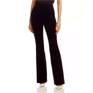 A.L.C. Sophie II Women's Velvet Flare Pants Chocolate Plum Size 8 (MSRP $450)